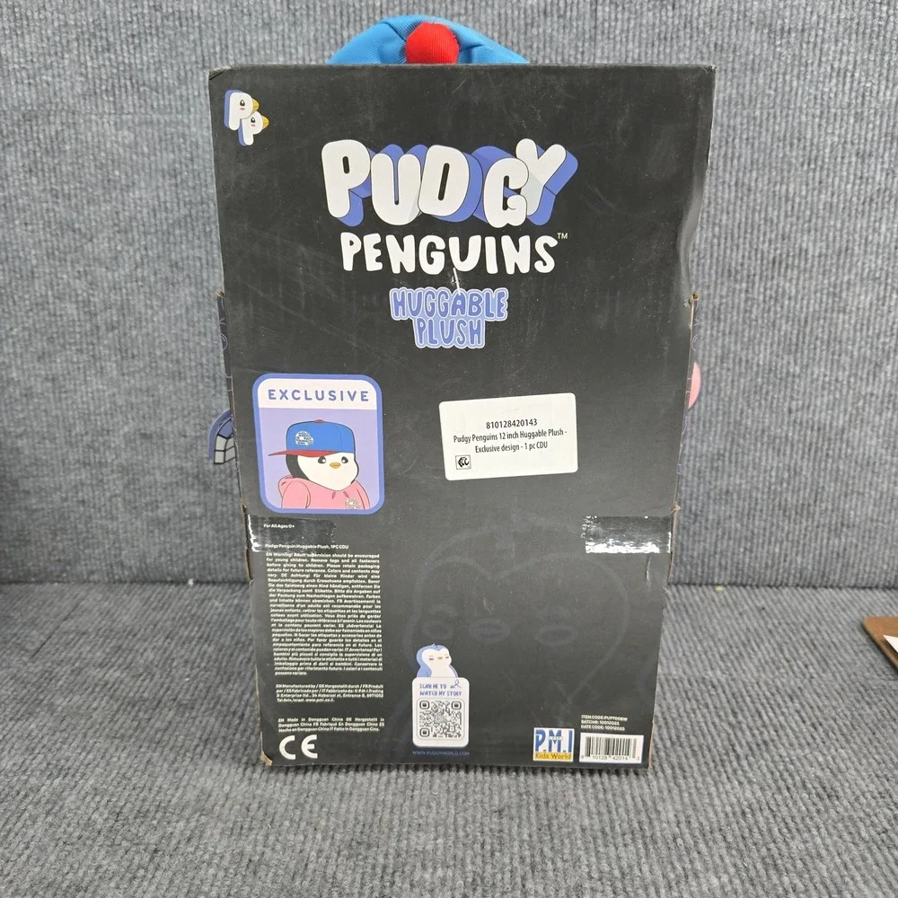 Pudgy Penguins Huggable Plush‎ Exclusive Penguin Doll NWT